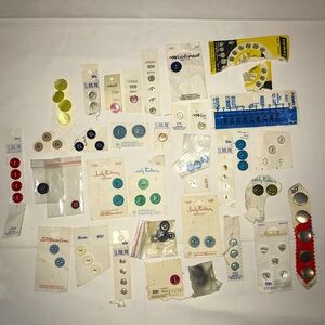 Assorted Vintage Button Collection